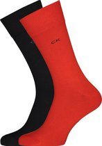Calvin Klein herensokken Carter (2-pack) - rood en donkerblauw -  Maat: 43-46