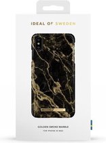 iDeal of Sweden Fashion Case voor iPhone XS Max Golden Smoke Marble