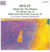 Len Vorster & Robert Chamberlain - Holst: Music For Two Pianos (CD)