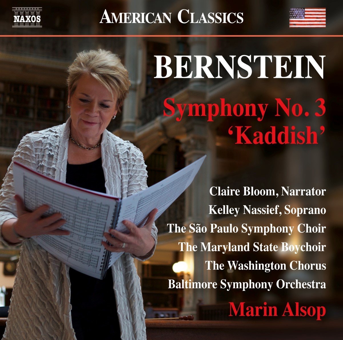 Washington Chorus & Baltimore Symphony, Marin Alsop - Bernstein: Symphony No. 3 Kaddish (CD)