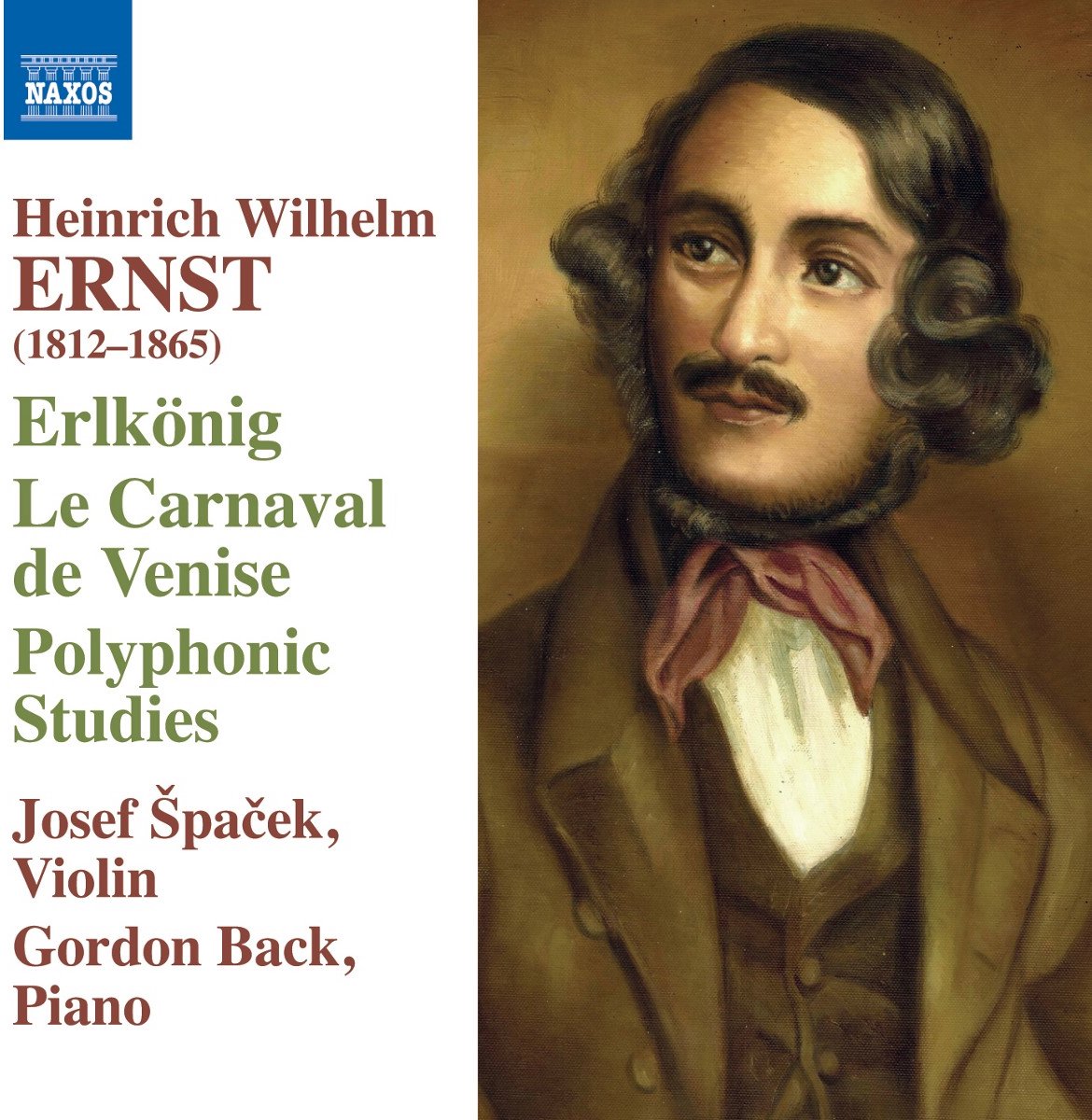 Josef Špaček & Gordon Back - Ernst: Erlkönig/Le Carnaval De Venice/Polyphonic Studies (CD)