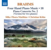 Silke-Thora Matthias & Christian Köln - Brahms: Four Hand Piano Music Volume 18 (CD)