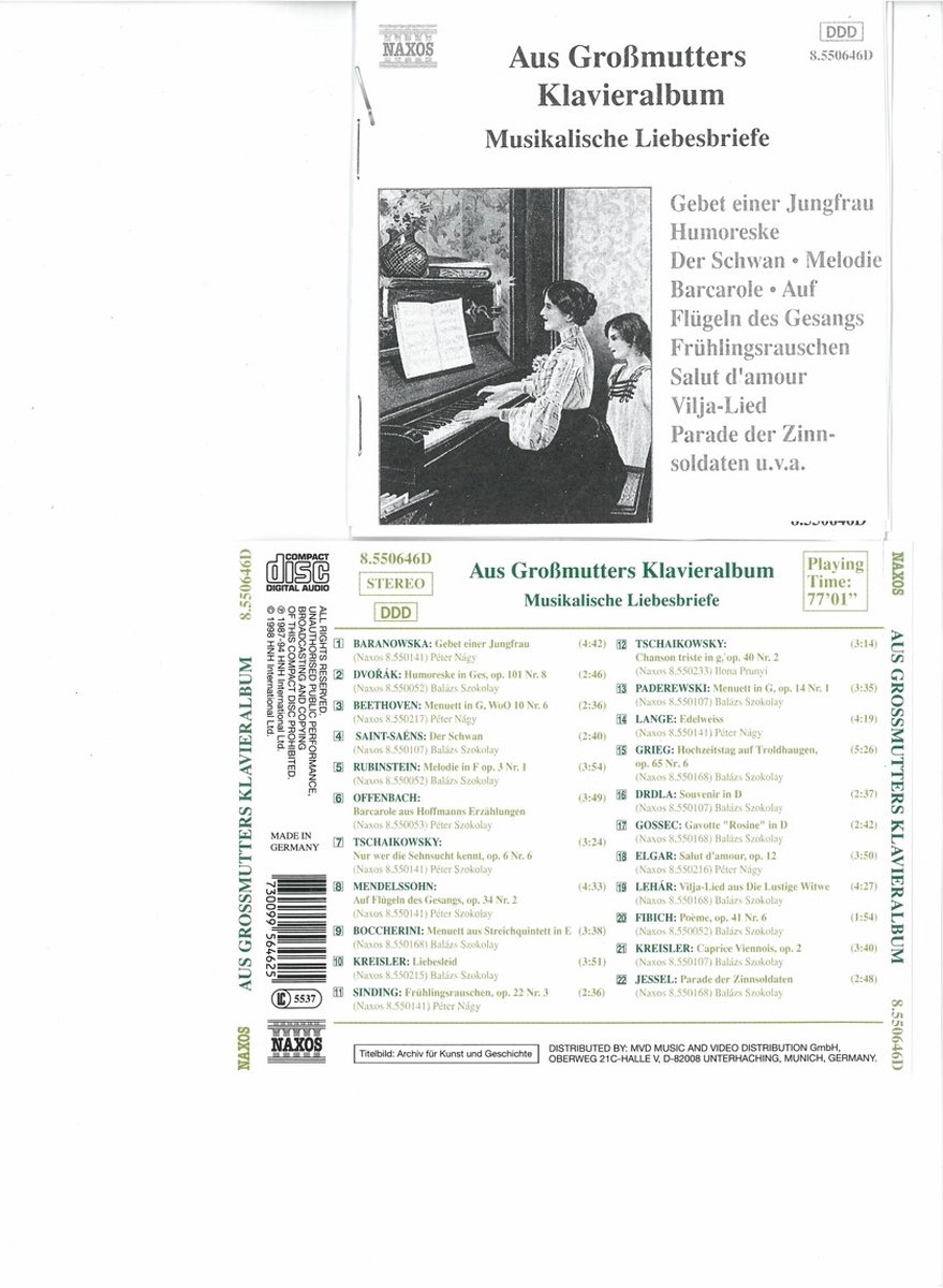 Various Artists - The Maiden's Prayer (CD)