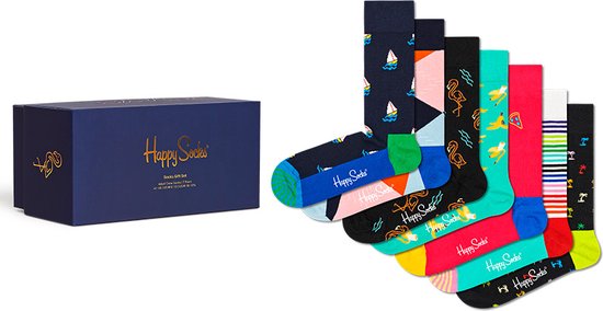 Happy Socks 7 days giftbox 7P multi II - 36-40