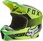 Fox Racing V1 Ridl - Motocross Enduro BMX Downhill Cross Helm - Geel - MEDIUM (57-58cm)