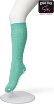 Bonnie Doon | Classic Cable Kids Knee-High, Kniekous | Malachite Green