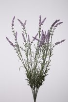 Kunstbloem - Lavender - topkwaliteit decoratie - 2 stuks - zijden bos - Paars - 58 cm hoog