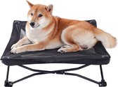 Barki Opklapbaar Hondenbed – Draagbaar Hondenbed - Honden Stretcher Bed – Opvouwbaar – Reisbed voor Honden - Maat M - Zwart