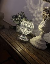 Tafellamp lantaarn LED - Industrieel - Slaapkamer-  Voor binnen & buiten - Stormlantaarn + batterijen