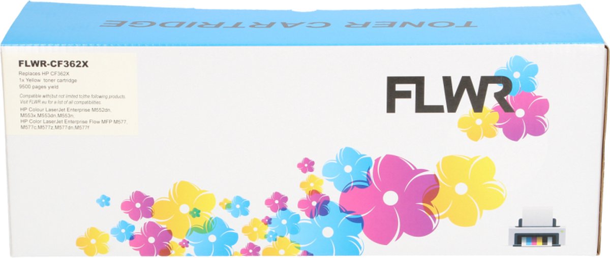 FLWR - Toner / 508X / Geel - Geschikt voor HP