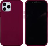 Lunso - Softcase Backcover hoes - iPhone 13 Pro - Wijnrood