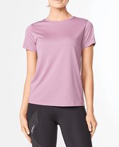 2XU Aero Shirt - Sportshirt - Paars - Dames - Korte mouwen