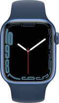 Apple Watch Series 7 OLED 45 mm Bleu GPS (satellite)