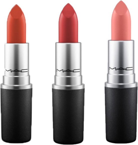 mac travel exclusive lipstick x 3