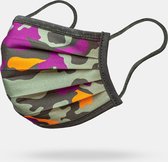 Supreme Medisch Mondkapje Camo | Wasbaar | Milieuvriendelijk | Biologisch katoen | Tot 30 keer wasbaar M ()