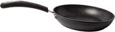 Millvado Rainbow Non Stick Frypan - 11" / 28cm Koekenpan - Zwart Soft Grip Silicone Handvat