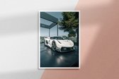 Poster Aston Martin #1  - 21x30cm - Premium Museumkwaliteit - Uit Eigen Studio HYPED.®