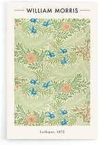 Walljar - William Morris - Larkspur - Muurdecoratie - Poster