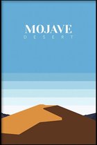 Walljar - Mojave Dessert United States II - Muurdecoratie - Canvas schilderij