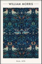 Walljar - William Morris - Birds - Muurdecoratie - Canvas schilderij