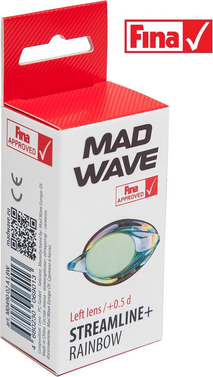 Streamline brilletje op sterkte RECHTS Brilletjes op sterkte - Unisex | Mad Wave Accessoires