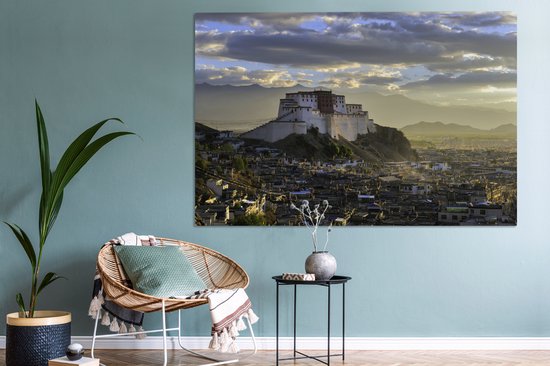 Peinture sur toile Tashilhunpo - 150x100 cm - Décoration murale