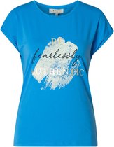 IVY BEAU Rodanya T-shirt - Blue - maat 40