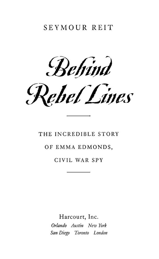 Behind Rebel Lines - cover