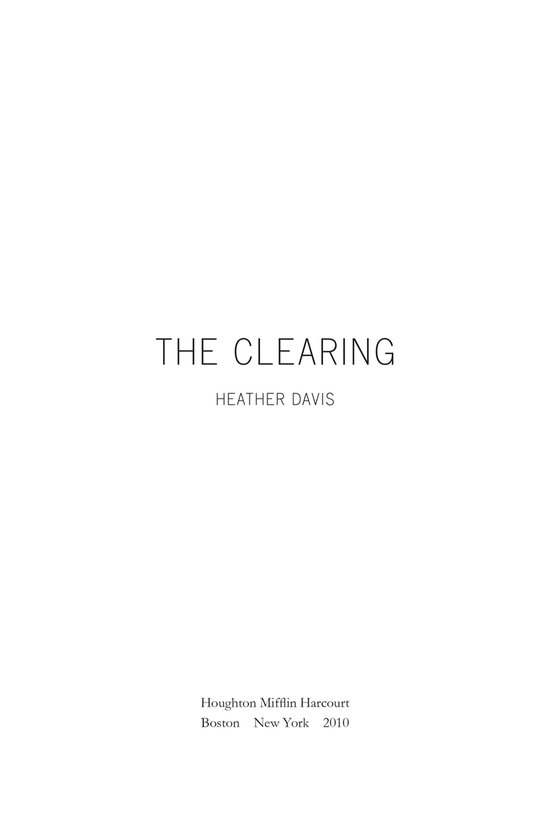 The Clearing - cover