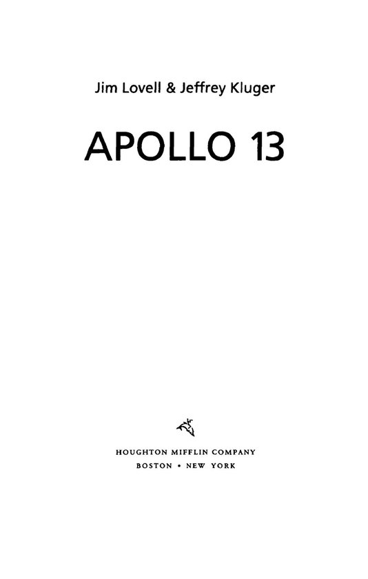 Apollo 13 - cover