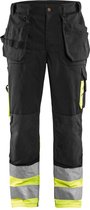 Blaklader Werkbroek High Vis 1529-1860 - Zwart/High Vis Geel - C48