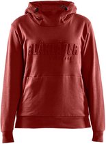 Blaklader Dames hoodie 3D 3560-1158 - Gebrand rood - XS