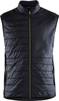 Blaklader Gevoerde bodywarmer 3863-2030 - Zwart/High Vis Geel - S