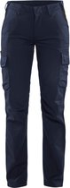 Blaklader Dames industrie werkbroek stretch 7144-1832 - Donker marineblauw/Zwart - C32