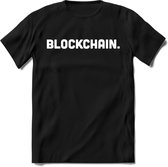 Blockchain - Crypto T-Shirt Kleding Cadeau | Dames / Heren / Unisex | Bitcoin / Ethereum shirt | Grappig Verjaardag kado | BTC Tshirt Met Print | - Zwart - M