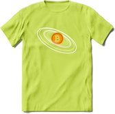 BTC Planet - Crypto T-Shirt Kleding Cadeau | Dames / Heren / Unisex | Bitcoin / Ethereum shirt | Grappig Verjaardag kado | BTC Tshirt Met Print | - Groen - XL