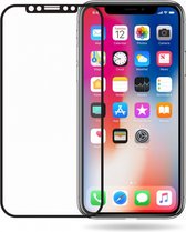 Mobilize Full Coverage Gehard Glas Ultra-Clear Screenprotector voor Apple iPhone XS - Zwart