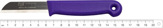 Solingen Schilmesje Duits - Paars - RVS 16 cm. met beschermhoes - 10 stuks