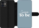 Bookcase Geschikt voor iPhone 11 telefoonhoesje - Bruidegom - 'Groom to be' - Quotes - Spreuken - Met vakjes - Wallet case met magneetsluiting