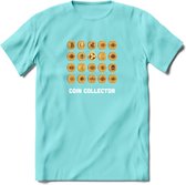 Bitcoins - Crypto T-Shirt Kleding Cadeau | Dames / Heren / Unisex | Bitcoin / Ethereum shirt | Grappig Verjaardag kado | BTC Tshirt Met Print | - Licht Blauw - XXL