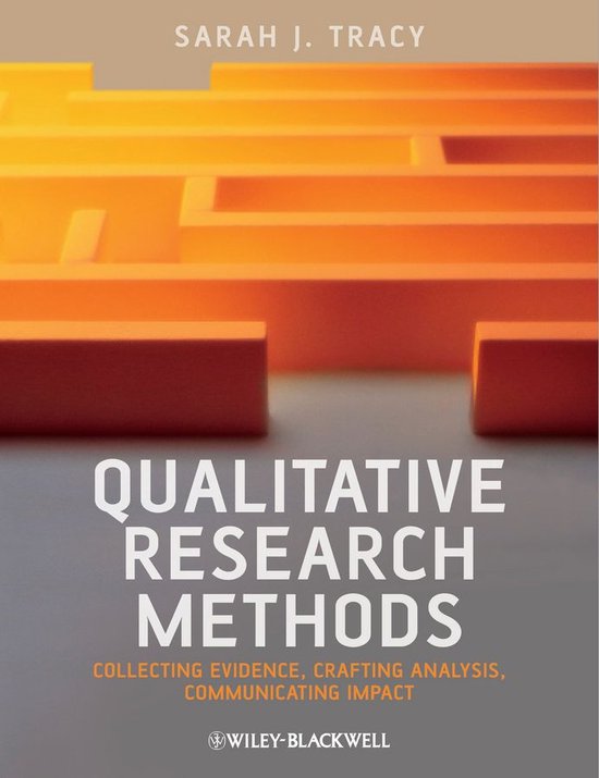 qualitative research methods tracy