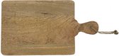 Tapasplank  - houten broodplank met touw  - 46 x 26 cm