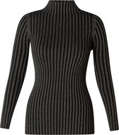 YESTA Dasha Trui - Black/Silver - maat 1(48)