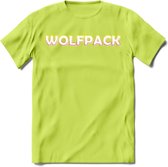 Saitama T-Shirt | Wolfpack Crypto ethereum Heren / Dames | bitcoin munt cadeau - Groen - XXL