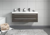 Badplaats Badkamermeubel Set Rome 120 cm - Donker Eiken - Badmeubel met Wastafel