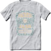 80 Jaar Legendarisch Gerijpt T-Shirt | Aqua - Ivoor | Grappig Verjaardag Cadeau | Dames - Heren | - Licht Grijs - Gemaleerd - M