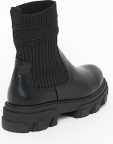 LOLALIZA Boots met sleehak - Zwart - Maat C40
