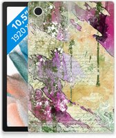 Back Cover Geschikt voor Samsung Galaxy Tab A8 2021 Tablethoesje Schilderij met transparant zijkanten