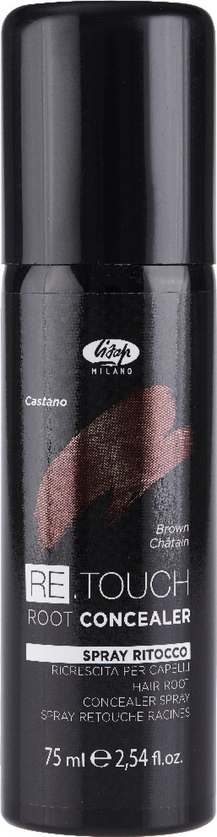 Lisap Spray Color Retouch Root Concealer Brown
