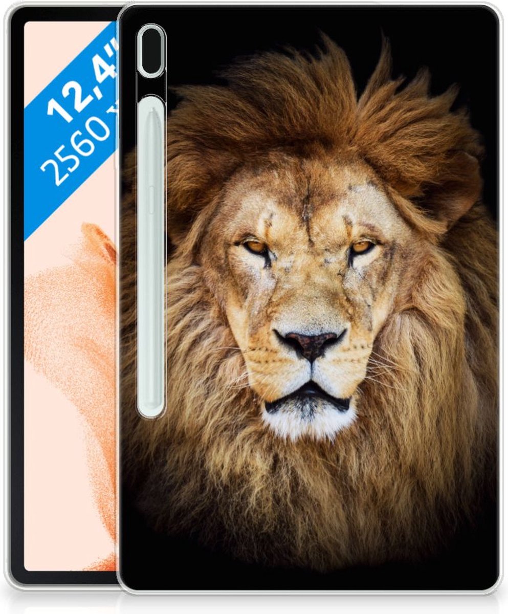 Samsung Galaxy Tab S7FE Back Case Leeuw